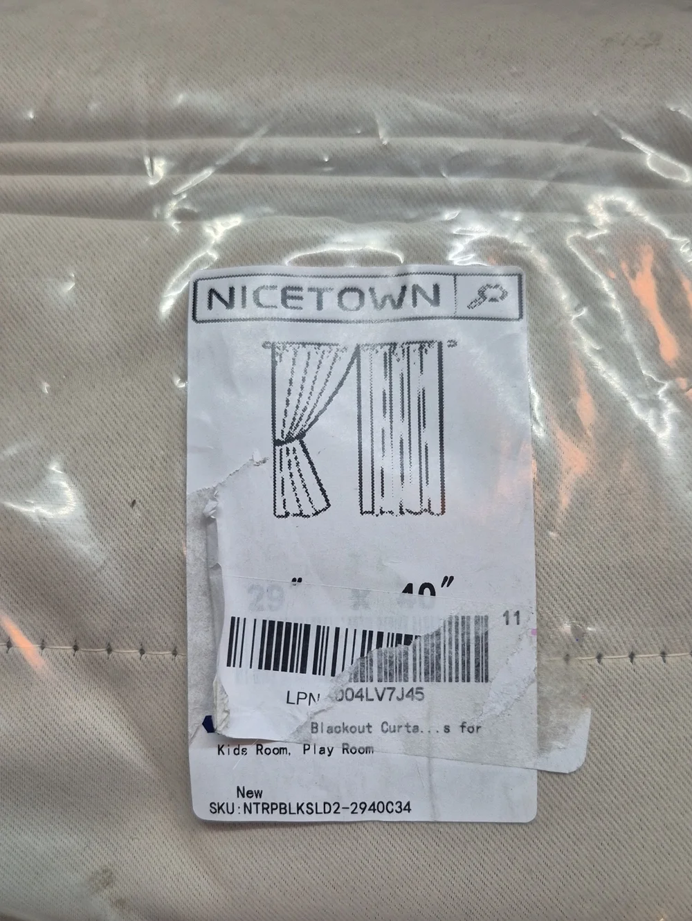 NICETOWN RV Blackout Curtains for Camper Windows, Beige, 29